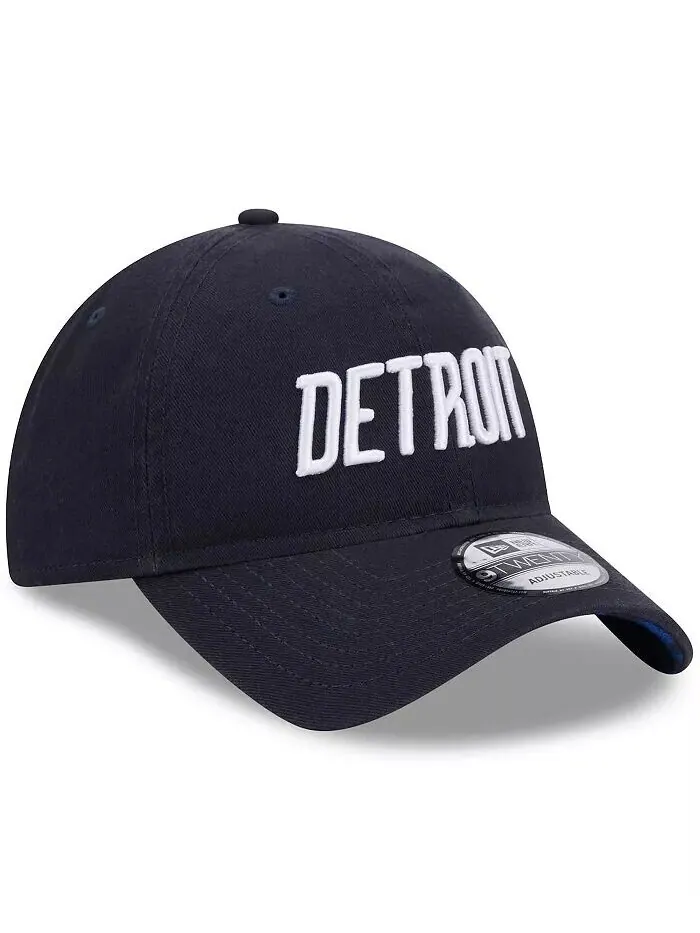 Мужская темно-синяя регулируемая кепка Detroit Tigers 2024 City Connect 9TWENTY New Era — изображение 4 из 4, темно-синий