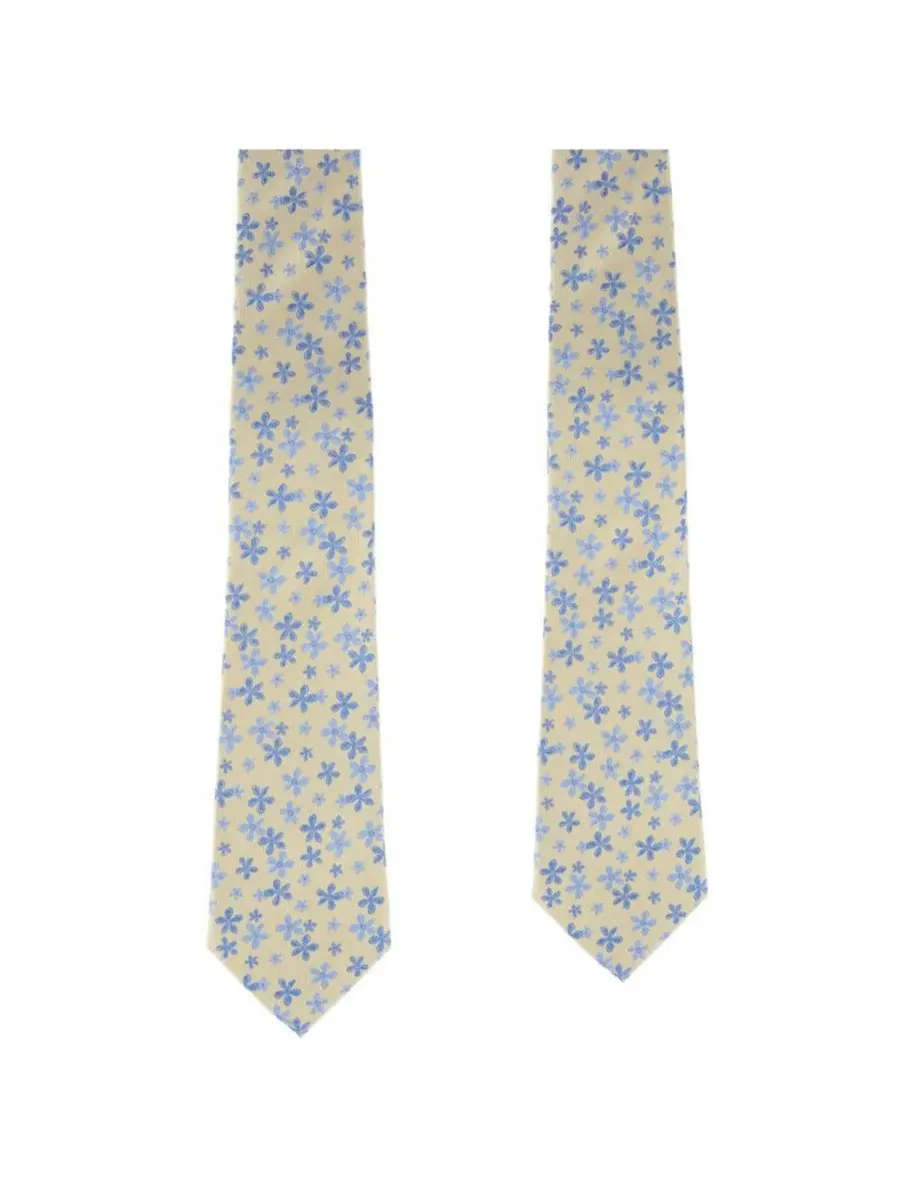 Галстук-бабочка Weldon Floral из шелка TRAFALGAR — изображение 2 из 4, желтый