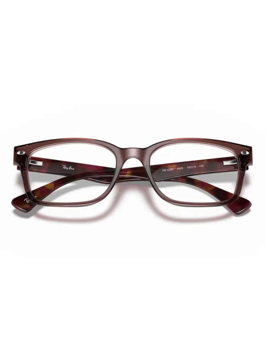Очки унисекс прямоугольной формы RX5286 Ray-Ban — изображение 5 из 6, коричневый