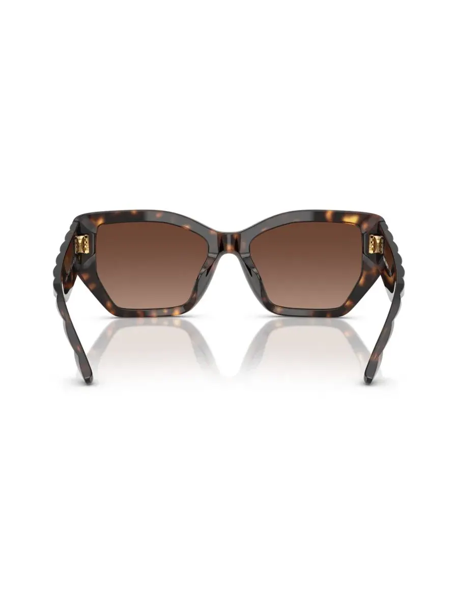 Женские поляризованные солнцезащитные очки TY7187U Tory Burch — изображение 4 из 6, коричневый