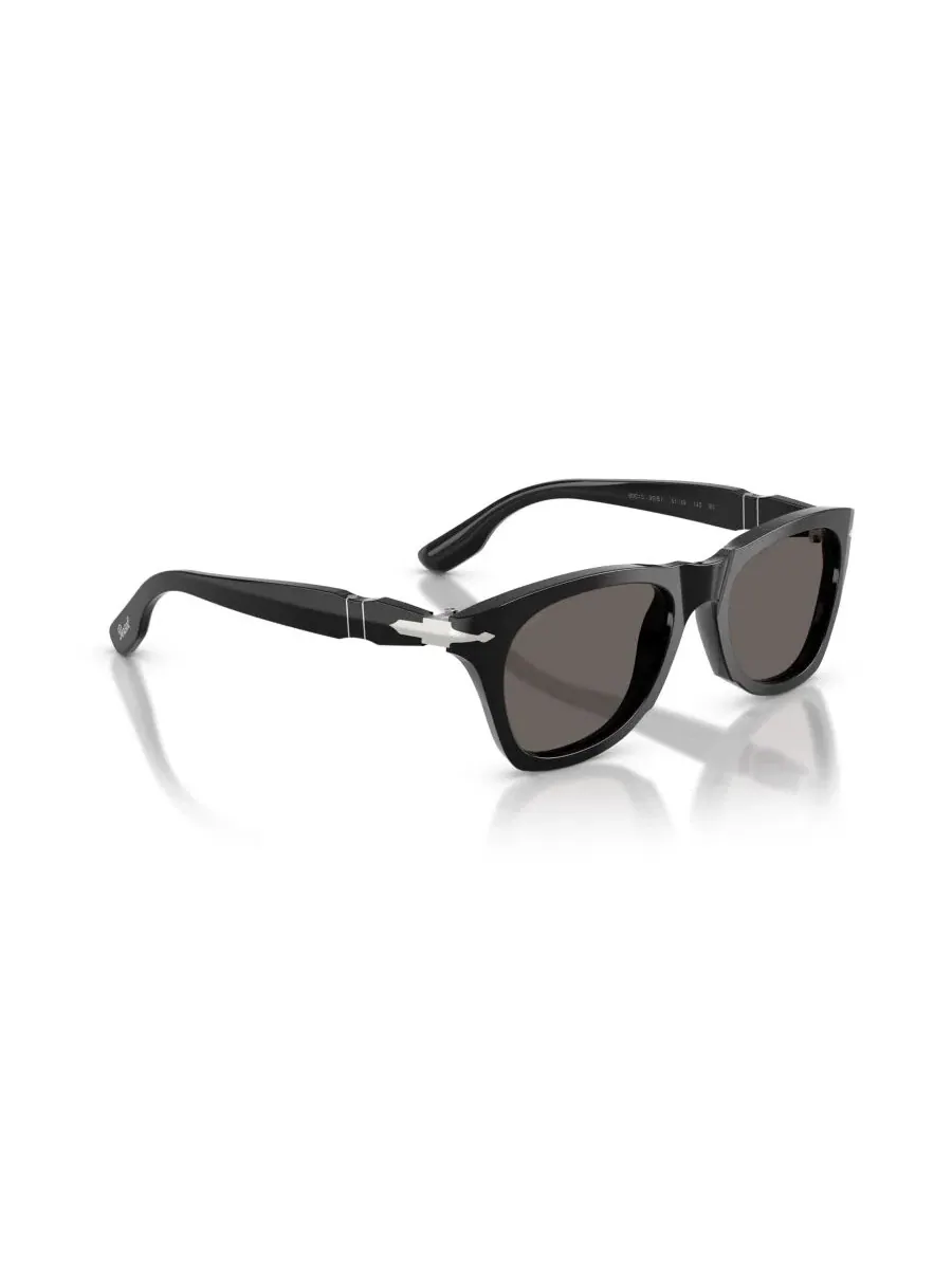 Солнцезащитные очки унисекс круглой формы, PO8001S Persol — изображение 6 из 7, черный