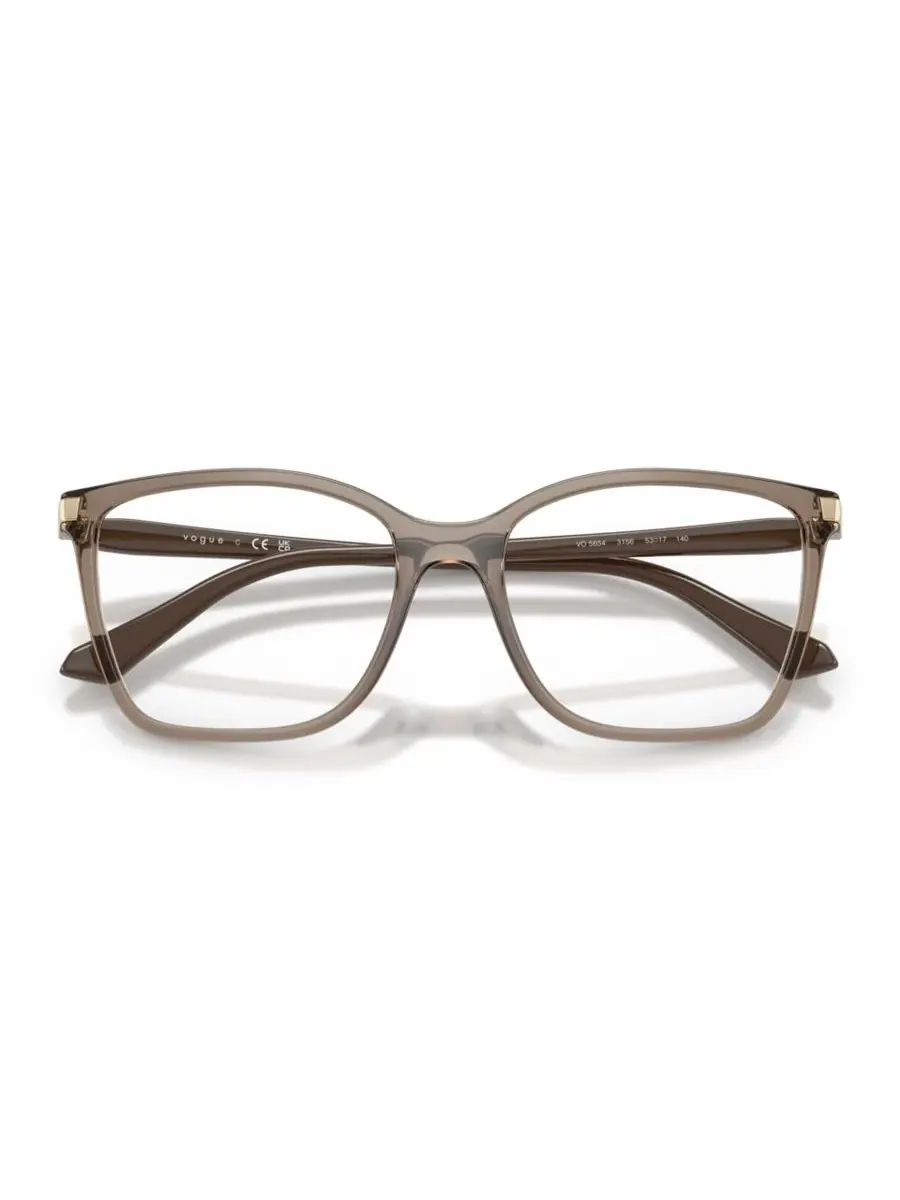 Женские квадратные очки, VO5654 Vogue Eyewear — изображение 3 из 5, прозрачный коричневый