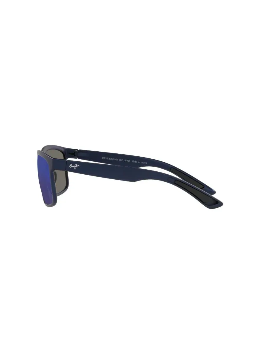Солнцезащитные очки Huelo с поляризацией, унисекс, MJ000677 Maui Jim — изображение 2 из 6, синий