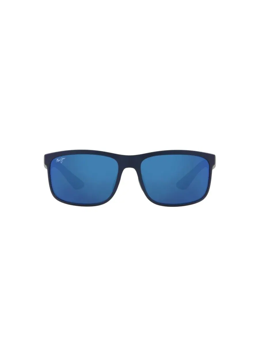 Солнцезащитные очки Huelo с поляризацией, унисекс, MJ000677 Maui Jim — изображение 4 из 6, синий