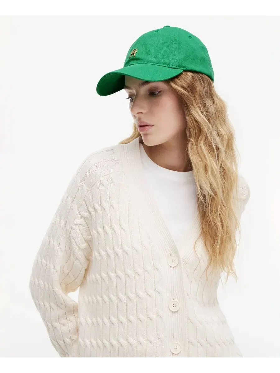 Бейсболка хлопковая с вышитым логотипом Tommy Hilfiger, Spring Emerald — изображение 2 из 5