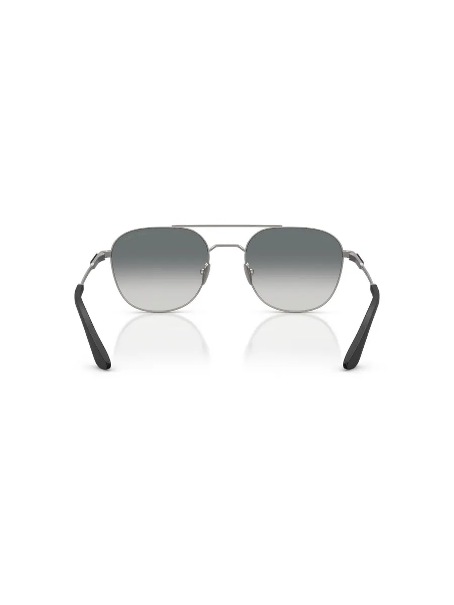Мужские прямоугольные солнцезащитные очки, AR6178 Giorgio Armani — изображение 3 из 4, серый