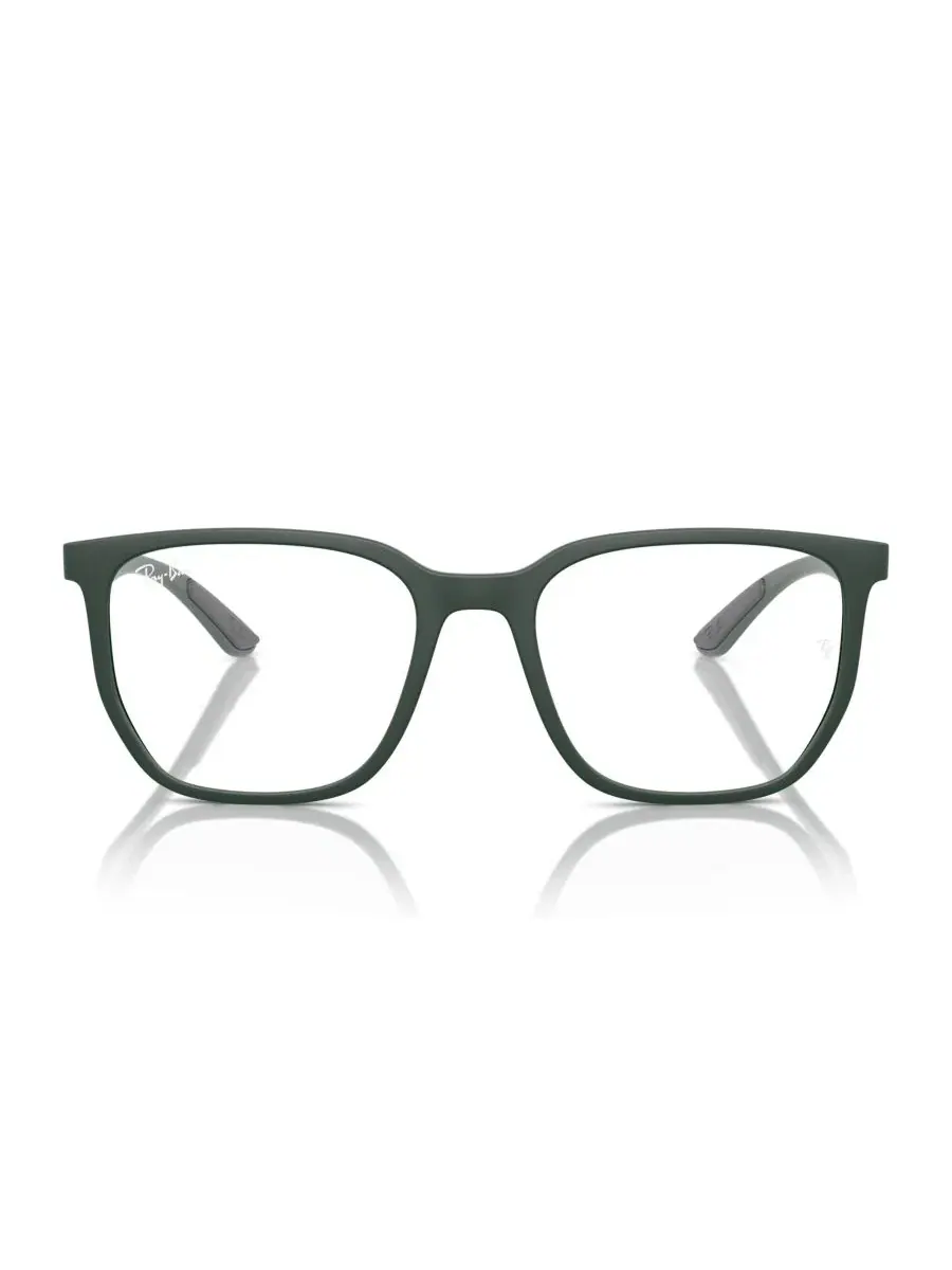 Очки с нестандартной формой оправы, модель RB7235 Ray-Ban — изображение 2 из 5, песочный зеленый