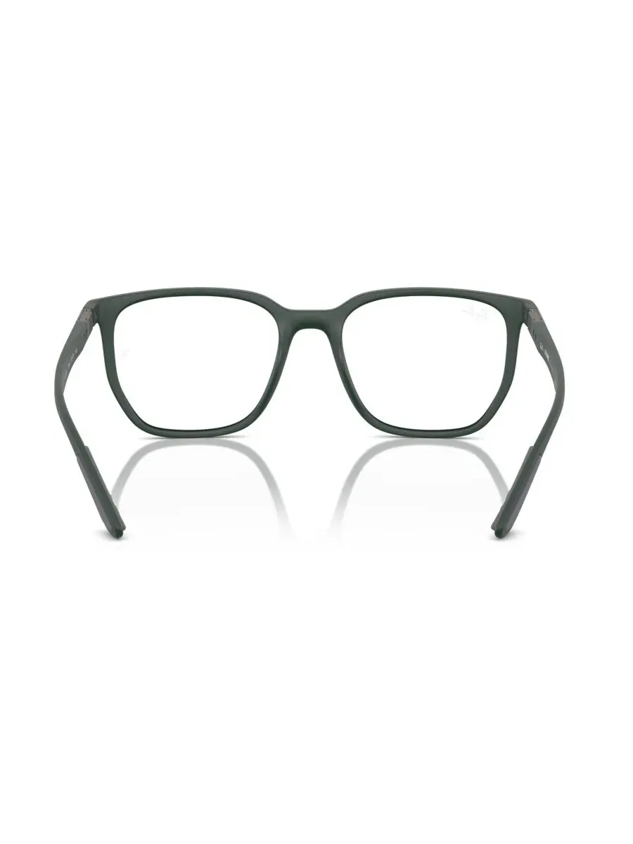 Очки с нестандартной формой оправы, модель RB7235 Ray-Ban — изображение 4 из 5, песочный зеленый