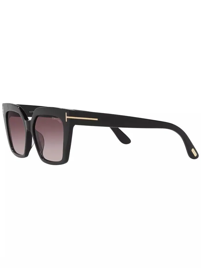 Женские солнцезащитные очки Winona, зеркальные TR001637 Tom Ford — изображение 2 из 10, черный
