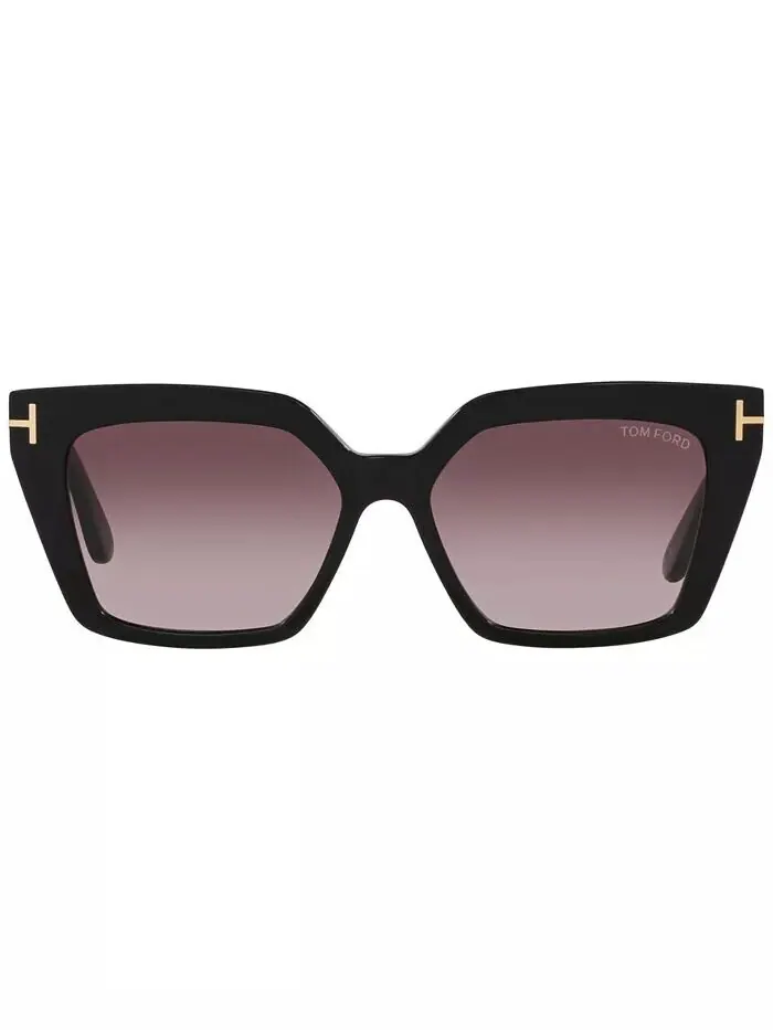 Женские солнцезащитные очки Winona, зеркальные TR001637 Tom Ford — изображение 3 из 10, черный