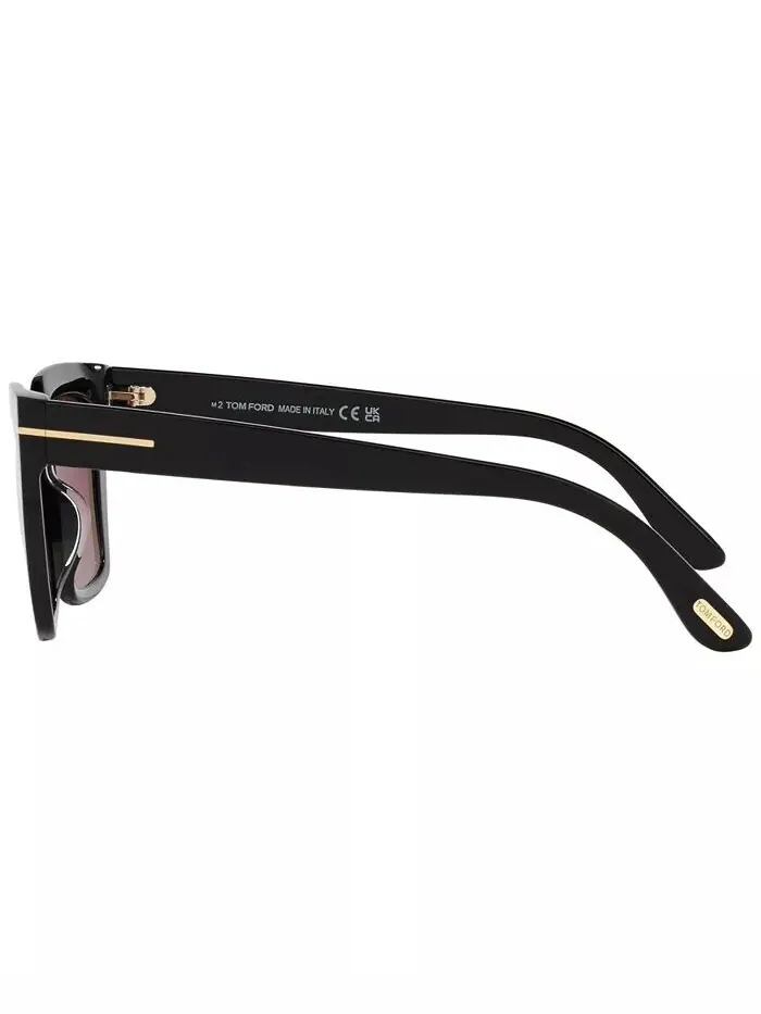 Женские солнцезащитные очки Winona, зеркальные TR001637 Tom Ford — изображение 5 из 10, черный