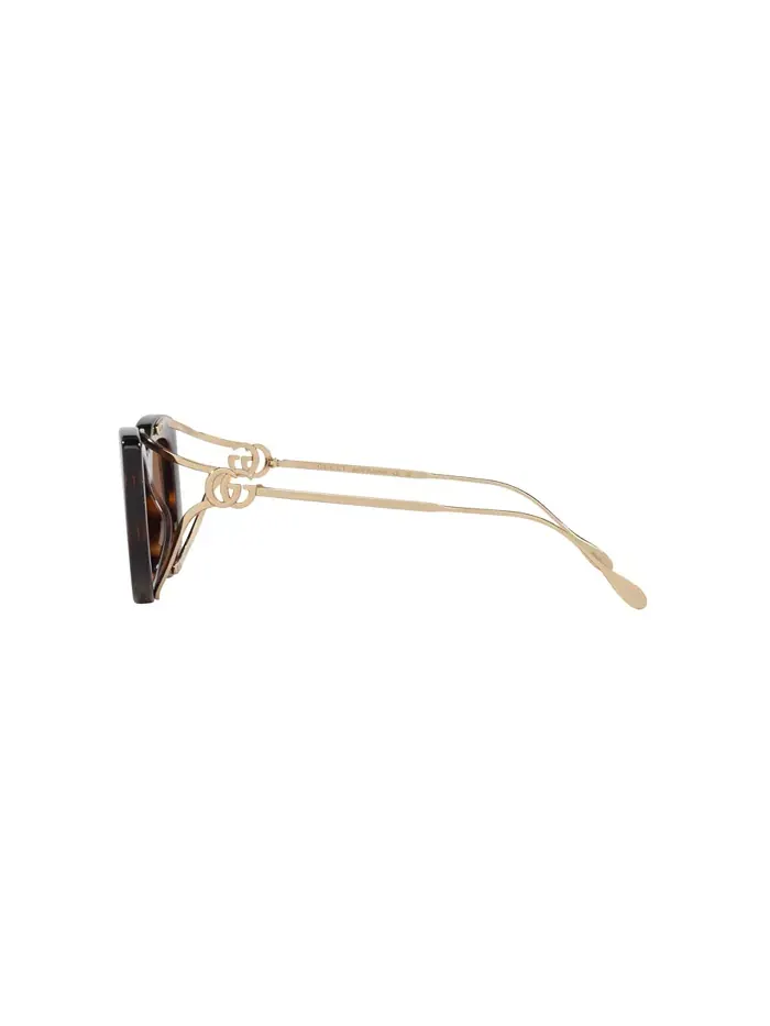 Женские прямоугольные солнцезащитные очки, GG1566S GC002272 Gucci — изображение 3 из 5, коричневый