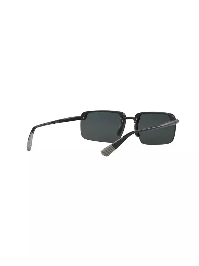 Мужские поляризованные солнцезащитные очки, Laulima Maui Jim — изображение 6 из 10, черный