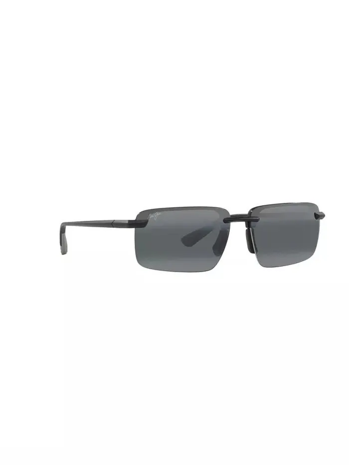 Мужские поляризованные солнцезащитные очки, Laulima Maui Jim — изображение 7 из 10, черный