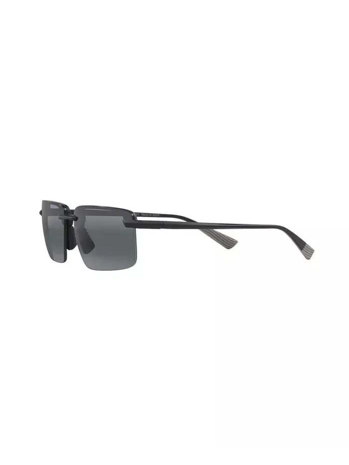 Мужские поляризованные солнцезащитные очки, Laulima Maui Jim — изображение 8 из 10, черный