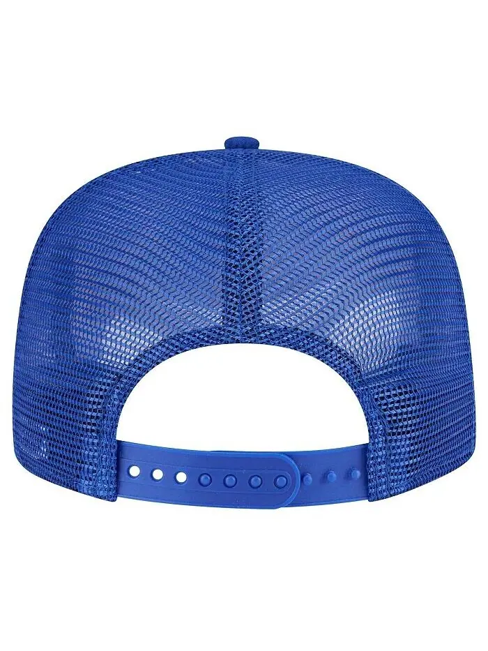 Мужская бейсболка-кепка с застежкой-молнией Trucker 9FIFTY Royal Golden State Warriors Seeing — изображение 4 из 4