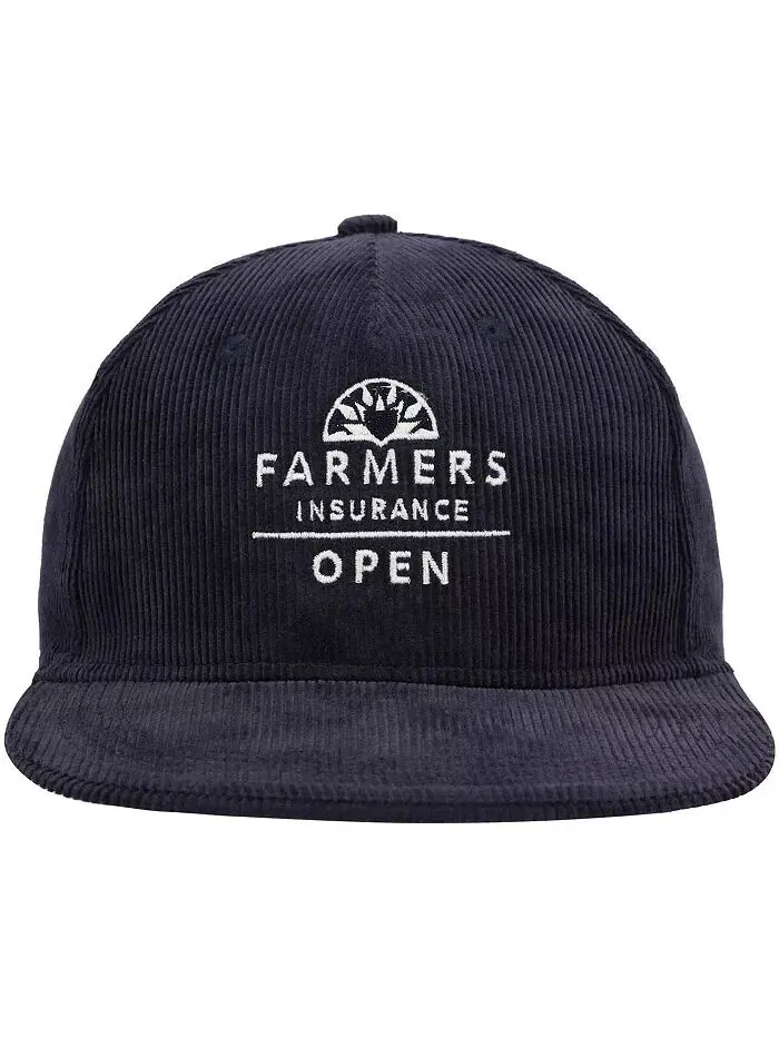 Мужская темно-синяя шляпа Farmers Insurance Open Moby Snapback Ahead — изображение 3 из 3, темно-синий