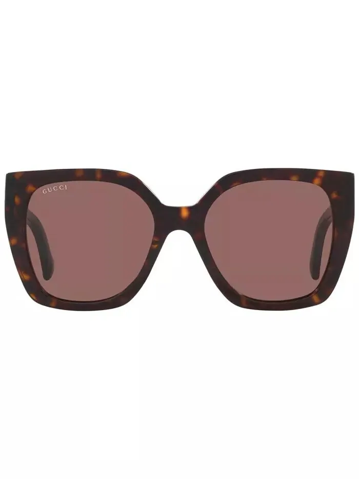 Женские солнцезащитные очки Gucci — изображение 2 из 10, коричневый