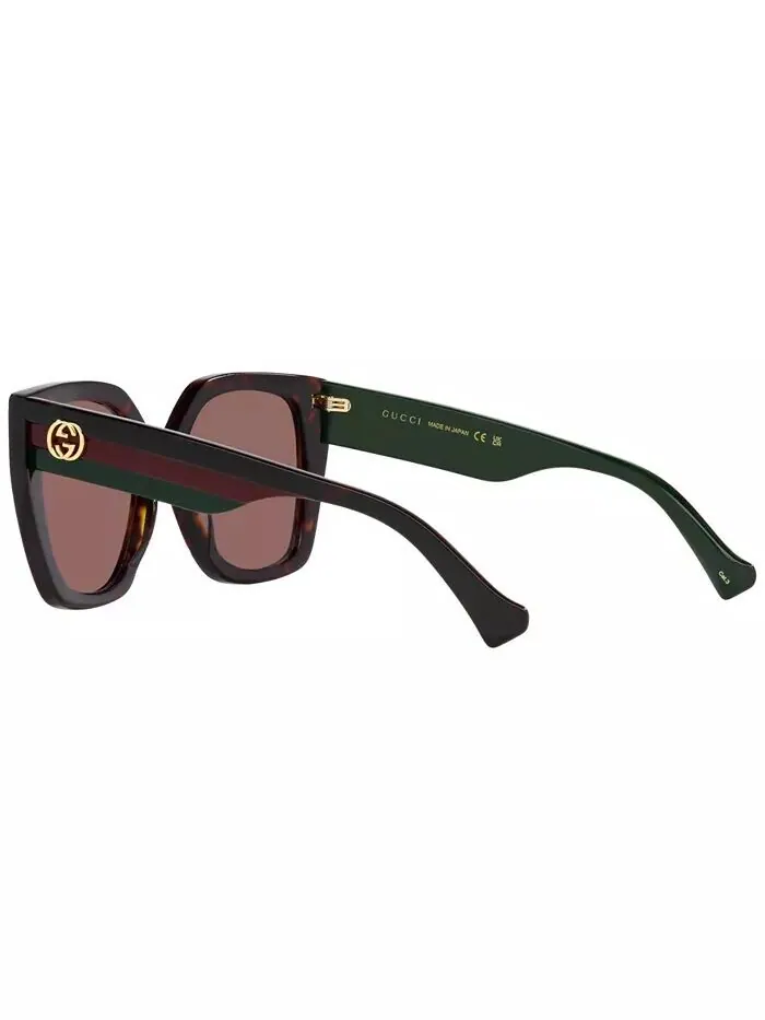 Женские солнцезащитные очки Gucci — изображение 3 из 10, коричневый