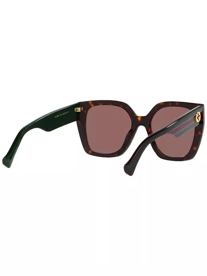 Женские солнцезащитные очки Gucci — изображение 7 из 10, коричневый