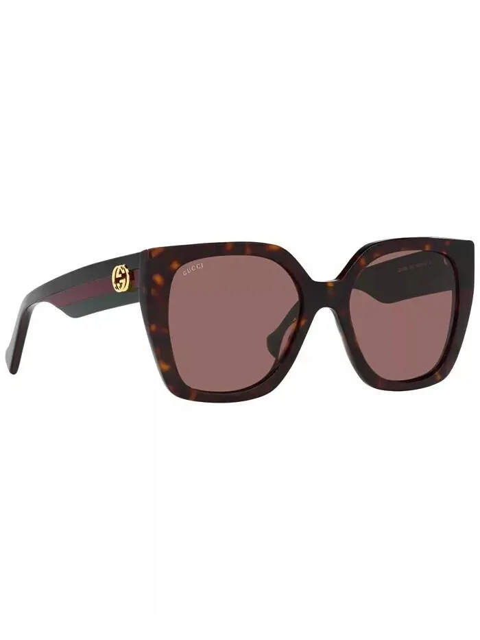 Женские солнцезащитные очки Gucci — изображение 9 из 10, коричневый