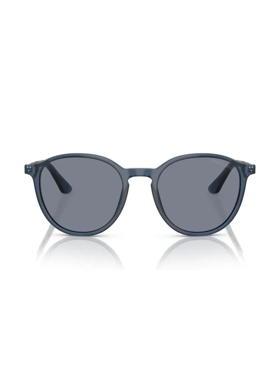 Мужские солнцезащитные очки AR8196 Giorgio Armani — изображение 2 из 8, прозрачный синий