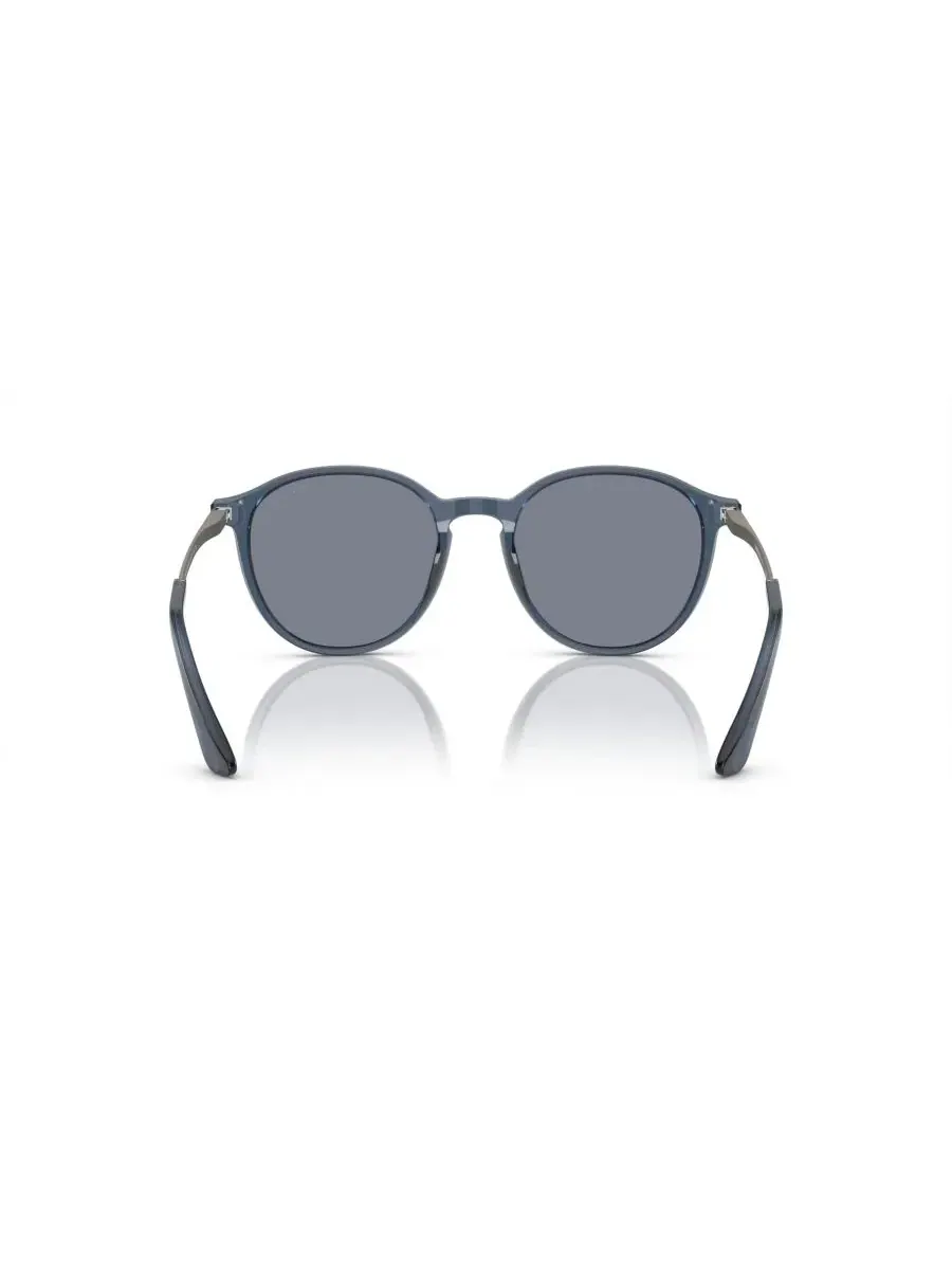 Мужские солнцезащитные очки AR8196 Giorgio Armani — изображение 3 из 8, прозрачный синий