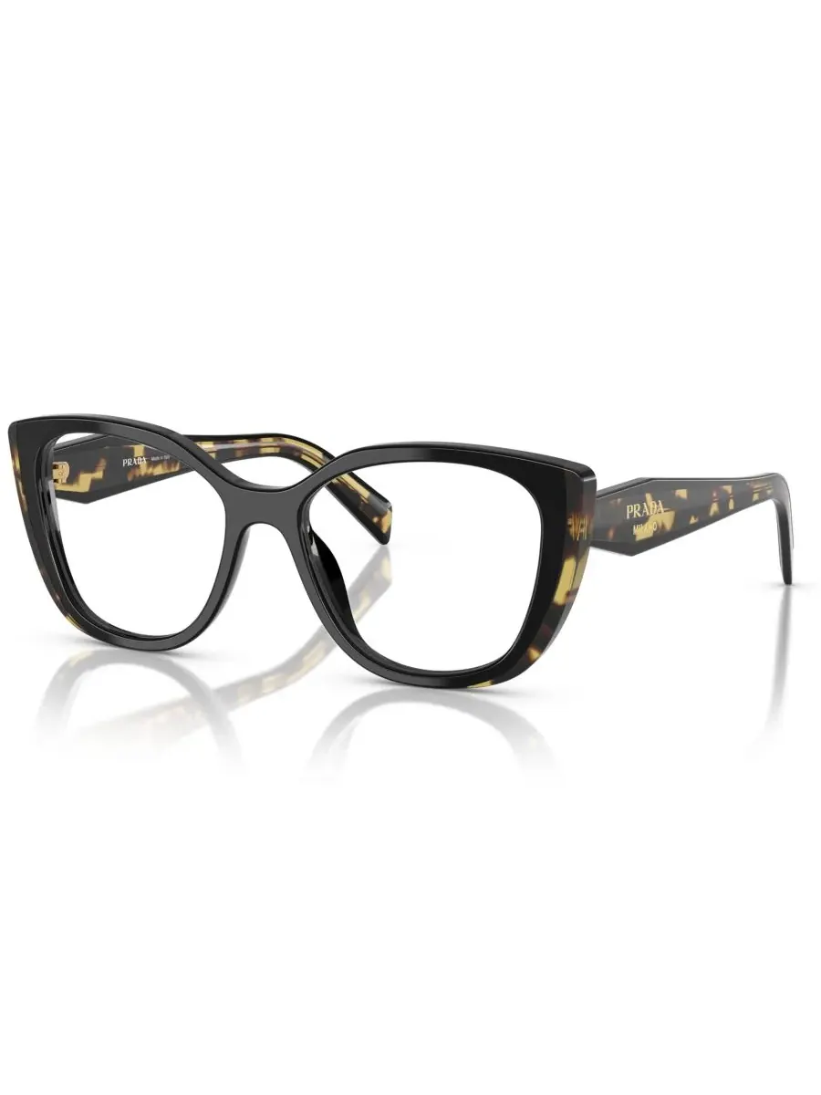 Женские очки «кошачий глаз», PR B04V PRADA, черный, medium tortoise