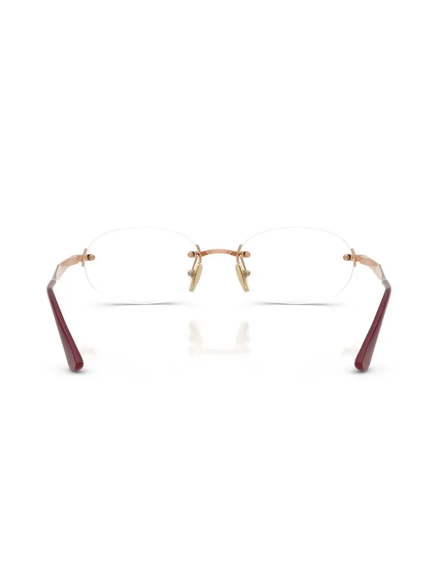 Женские круглые очки, VO4343 Vogue Eyewear — изображение 4 из 6, розовый золотистый