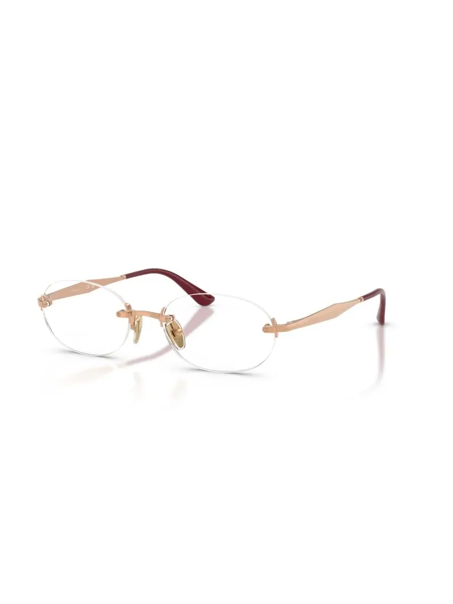 Женские круглые очки, VO4343 Vogue Eyewear — изображение 6 из 6, розовый золотистый