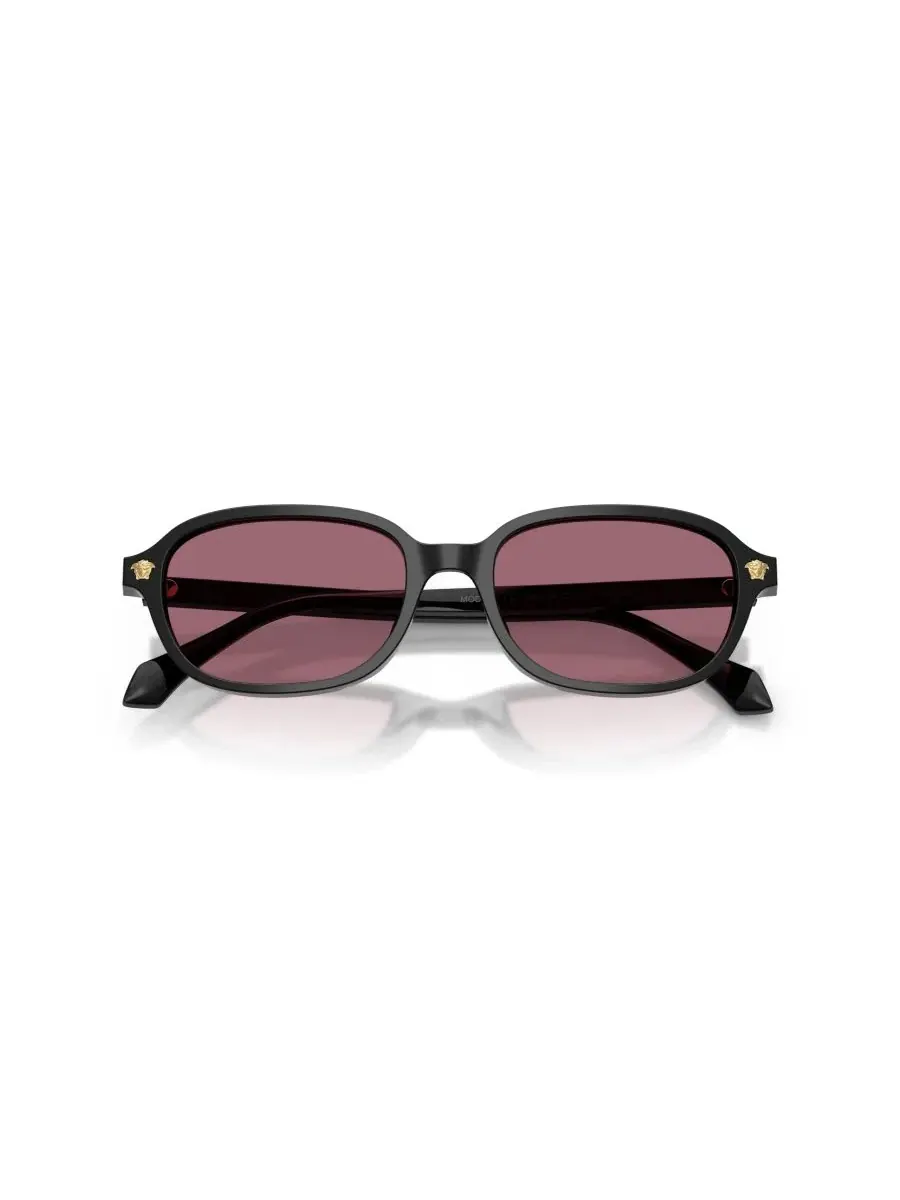 Женские прямоугольные солнцезащитные очки, VE4514D Versace — изображение 5 из 6, черный