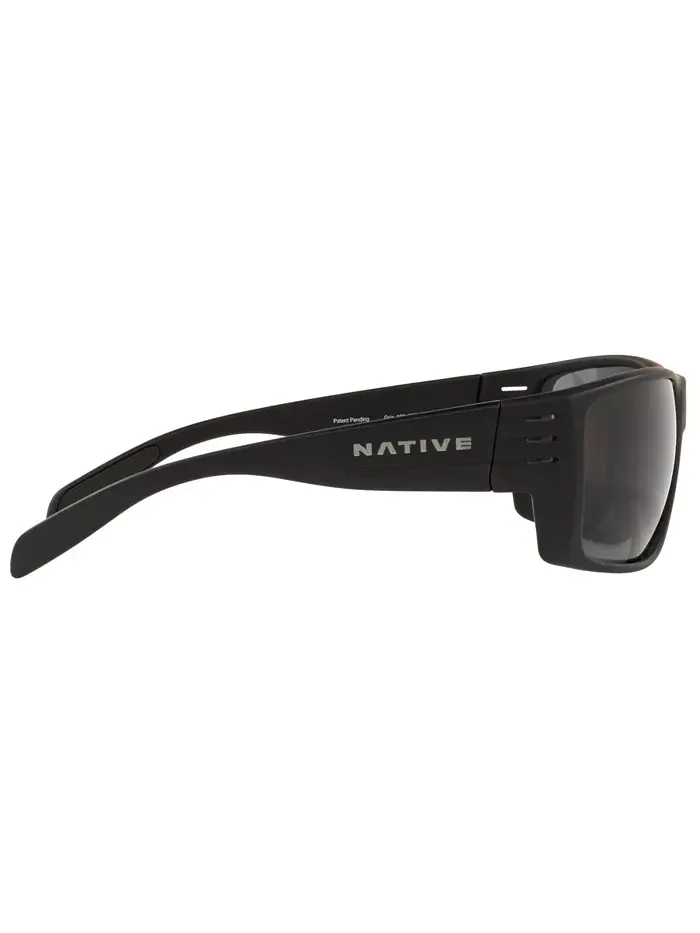 Мужские поляризованные солнцезащитные очки Native, XD9014 66 Native Eyewear — изображение 4 из 11, черный/серый