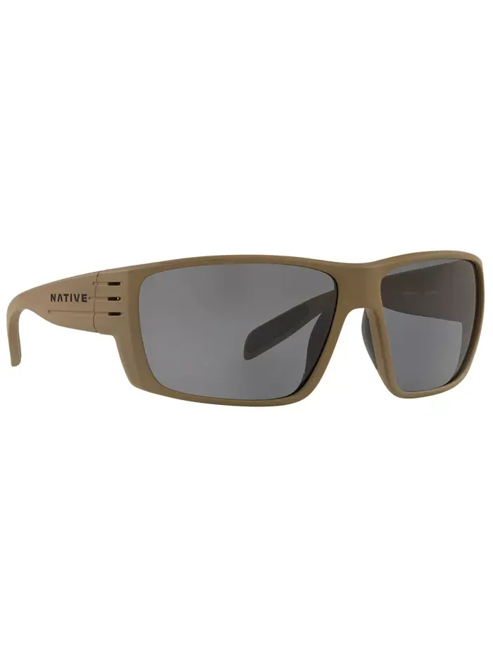 Мужские поляризованные солнцезащитные очки Native, XD9014 66 Native Eyewear — изображение 8 из 11, черный/серый