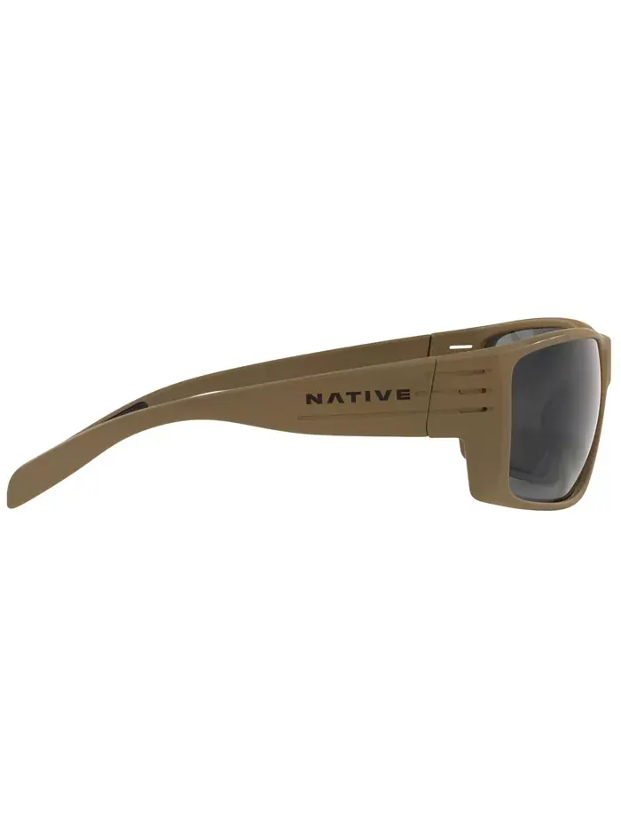 Мужские поляризованные солнцезащитные очки Native, XD9014 66 Native Eyewear — изображение 9 из 11, черный/серый