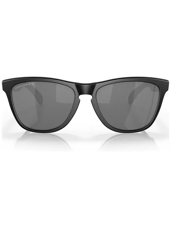Мужские поляризованные солнцезащитные очки с низкой перемычкой, OO9245 Frogskins 54 Oakley — изображение 3 из 6, черный
