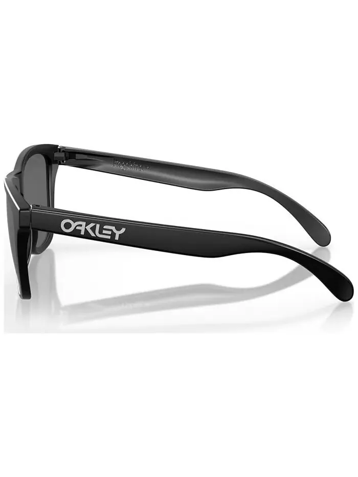 Мужские поляризованные солнцезащитные очки с низкой перемычкой, OO9245 Frogskins 54 Oakley — изображение 5 из 6, черный