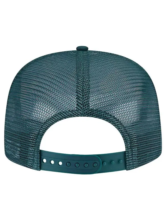 Мужская зеленая бейсболка Oakland Athletics Seeing Diamonds A-Frame Trucker 9FIFTY Snapback New Era — изображение 4 из 4