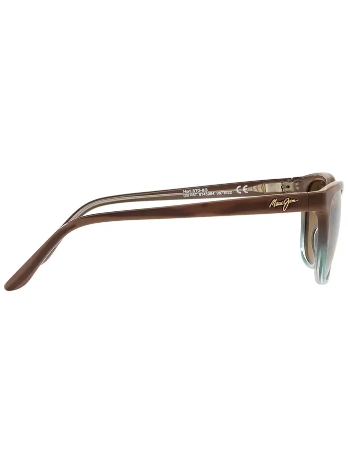 Женские поляризационные солнцезащитные очки, 758 HONI Maui Jim — изображение 4 из 9, синий