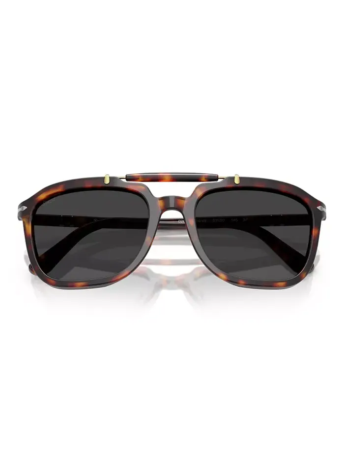 Унисекс поляризованные солнцезащитные очки, PO0203S Persol — изображение 3 из 6, коричневый