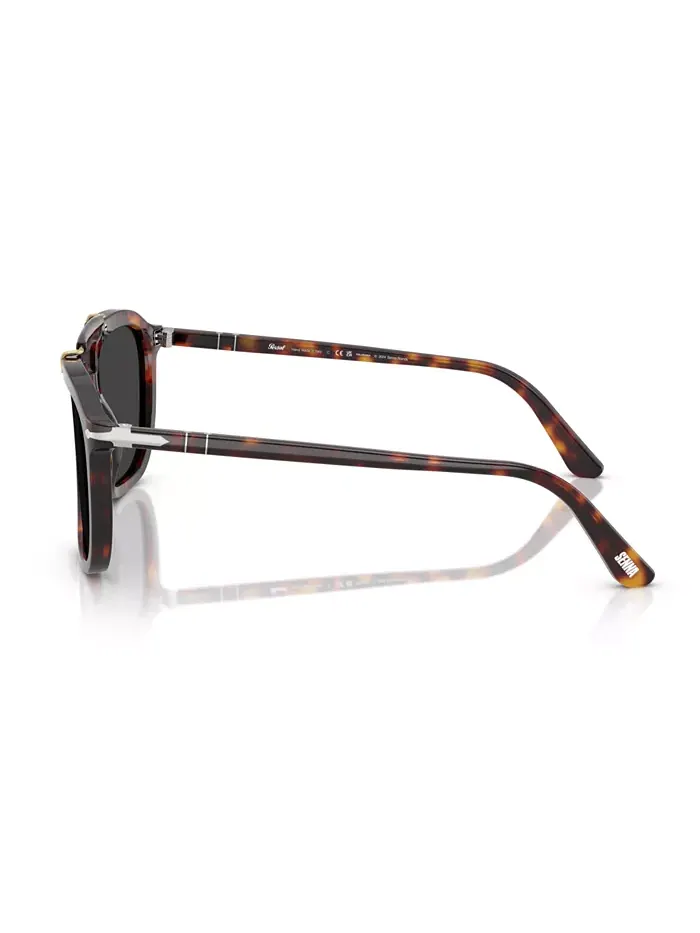 Унисекс поляризованные солнцезащитные очки, PO0203S Persol — изображение 5 из 6, коричневый