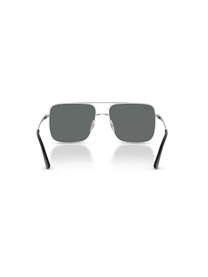 Унисекс поляризованные солнцезащитные очки, RB3758 Ray-Ban — изображение 3 из 6, серебристый