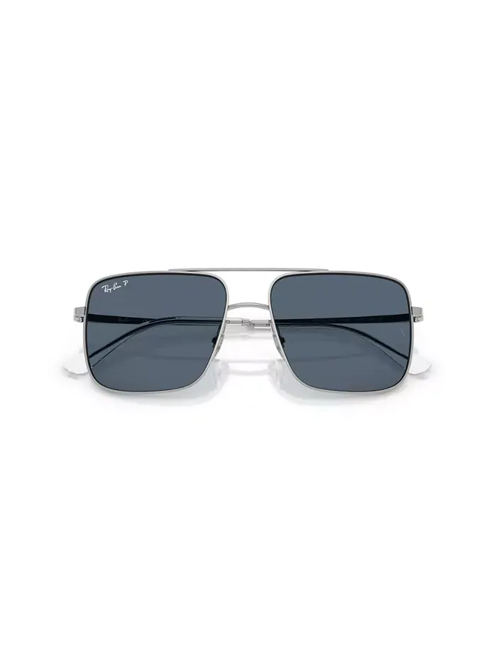 Унисекс поляризованные солнцезащитные очки, RB3758 Ray-Ban — изображение 2 из 6, серебряный