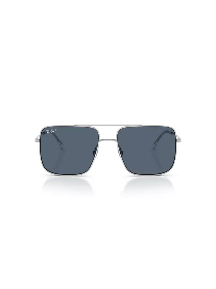 Унисекс поляризованные солнцезащитные очки, RB3758 Ray-Ban — изображение 6 из 6, серебряный