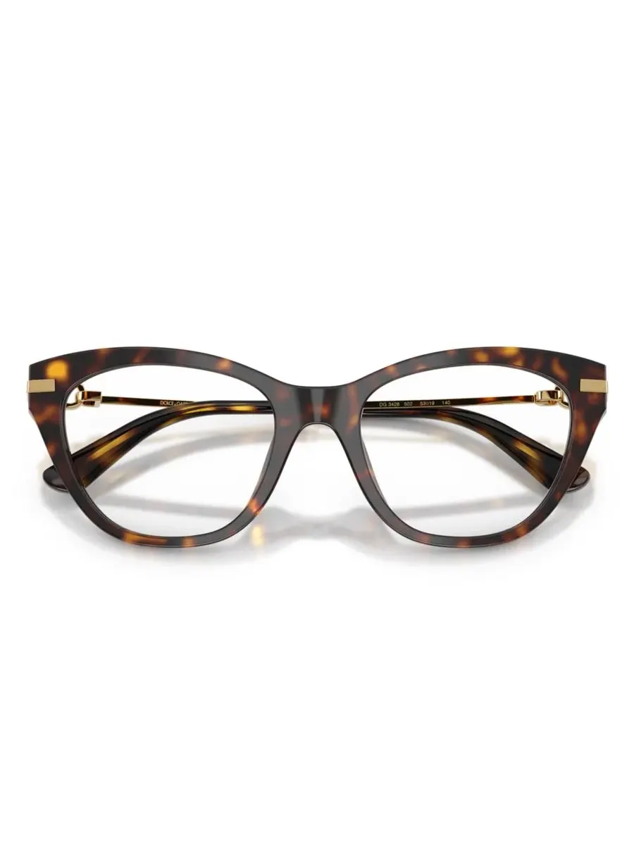Женские очки-бабочки Dolce Gabbana, DG3428 Dolce&Gabbana — изображение 4 из 5, коричневый