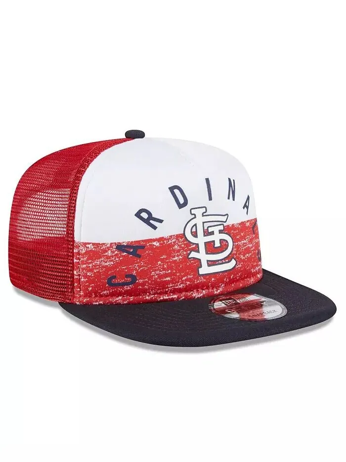 Мужская белая/красная кепка St. Louis Cardinals Team из пенопласта с А-образной рамкой Trucker — изображение 2 из 4