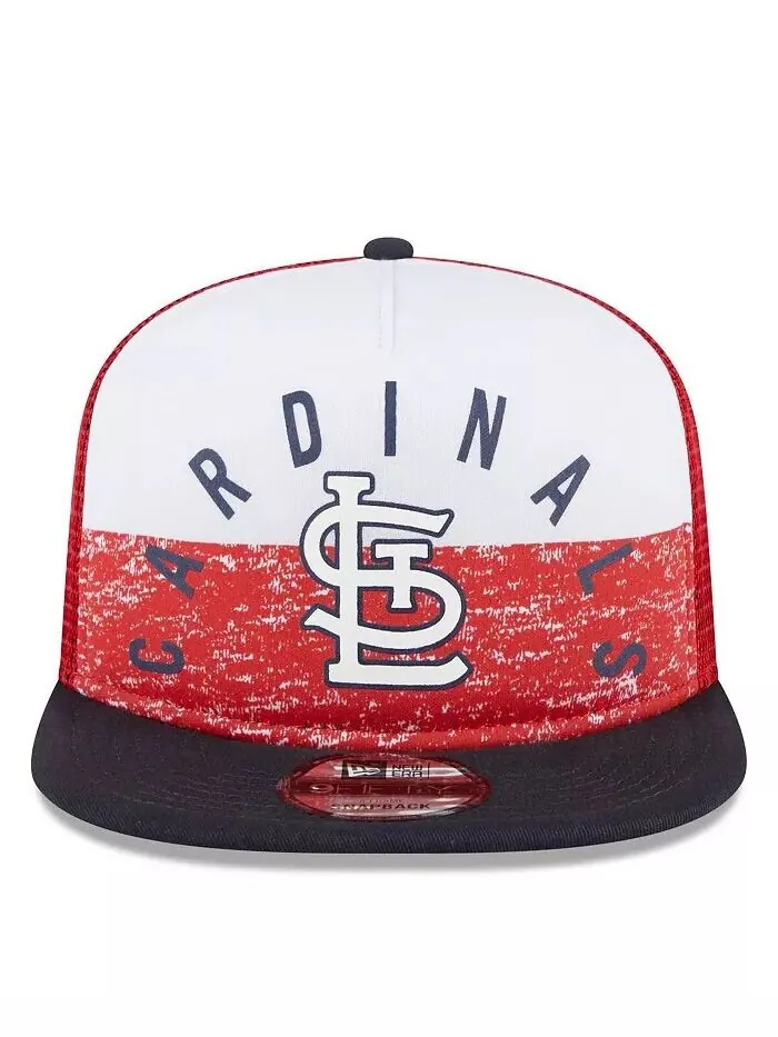 Мужская белая/красная кепка St. Louis Cardinals Team из пенопласта с А-образной рамкой Trucker — изображение 4 из 4