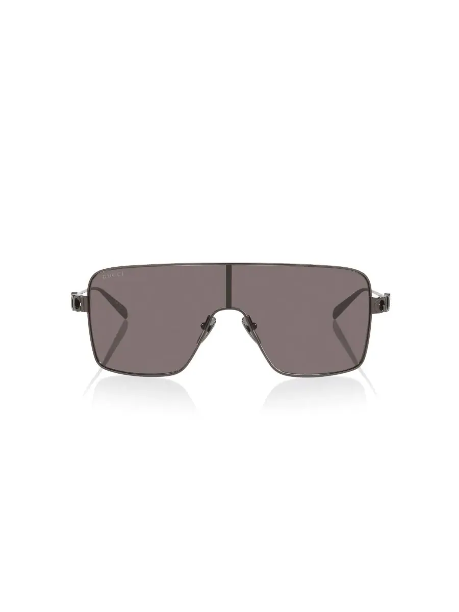 Женские солнцезащитные очки с геометрическим рисунком, GG1936S GC002636 Gucci — изображение 2 из 10, серебряный