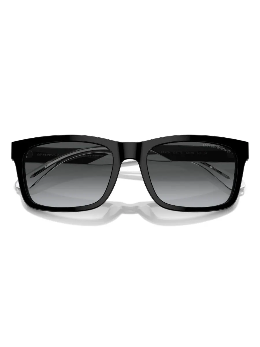 Мужские поляризованные солнцезащитные очки, Ea4224 Emporio Armani — изображение 2 из 6, черный