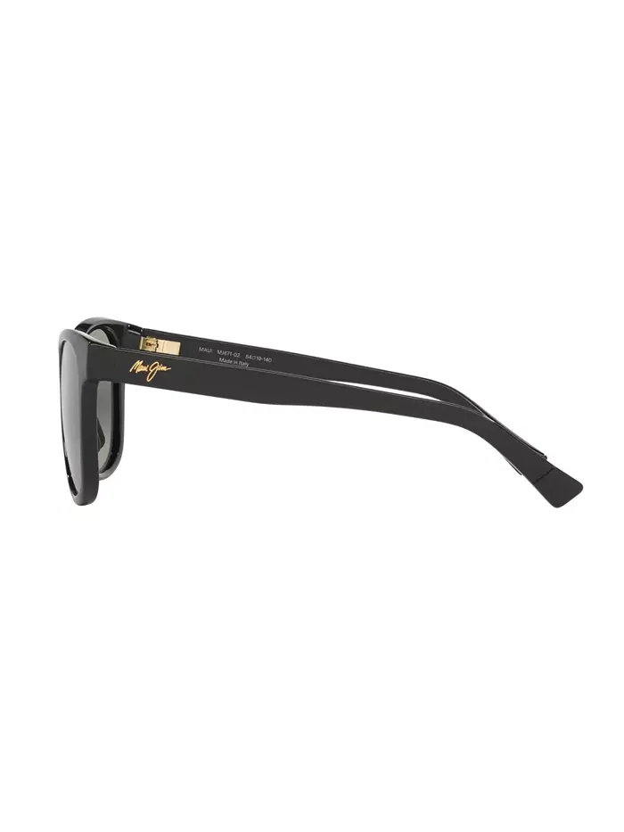 Женские поляризационные солнцезащитные очки Kiopaa, модель MJ000787 Maui Jim — изображение 3 из 5, черный