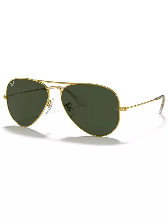 Солнцезащитные очки Ray-Ban — изображение 1 из 6, золотистый/зеленый